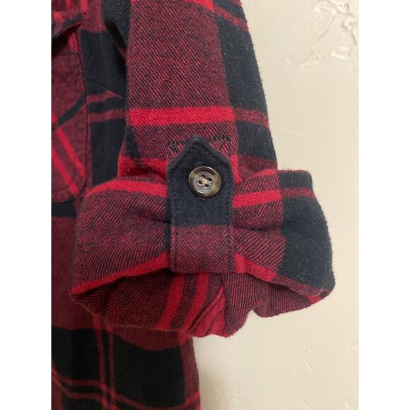 Five Brother Flannel Shirt Womens Large Red Buffalo - Picture 3 of 8